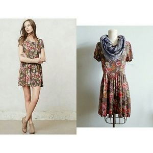 ANTHROPOLOGIE Sam & Lavi Botanica Dress